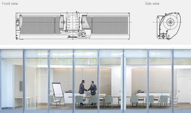 2025 Low Noise Compact Air Curtain 40 Inch, Door Air Cutter với Touch Switch