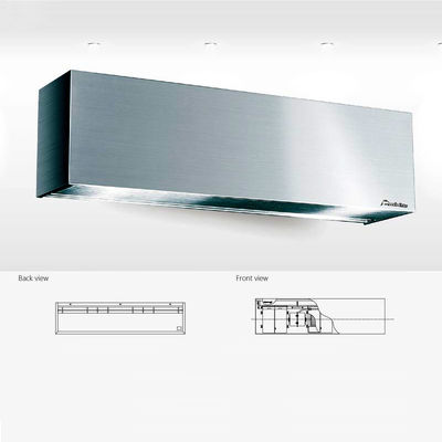 2025 thép không gỉ thép thương mại rèm không khí với quạt tua-bin ly tâm 36 inch - 72 inch