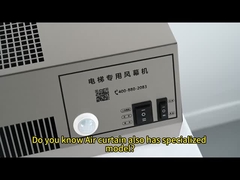 2025 Fan Cooling Elevator Compact Air Curtain Thép hoặc Stainless Steel Air Curtain Fan Cooler